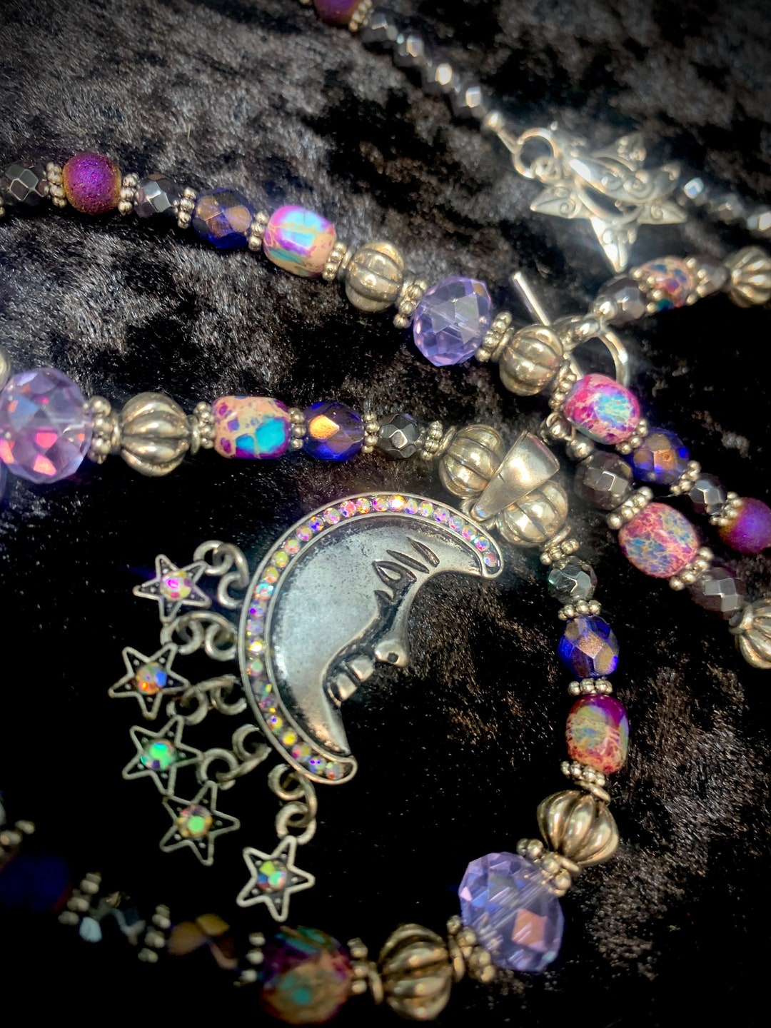 Nuance Crescent Moon Jewelry Set
