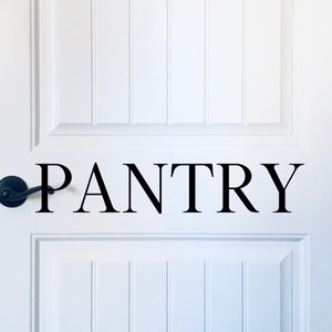 Pantry Bauernhaus Vinyl Küche Wand Aufkleber Zeichen