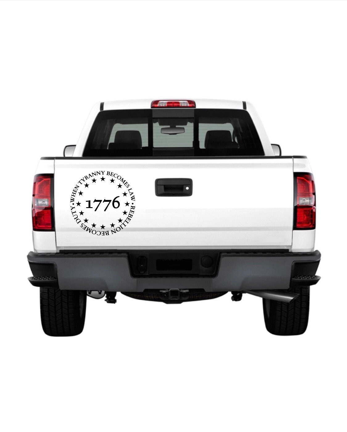 1776 Vinyl Car and Truck Decal, Vehicle Bumper Sticker, Laptop Skin ...