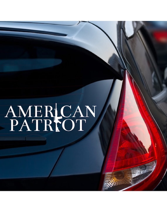 America Patriot Vinyl Car and Truck Decal Vehicle Bumper Etsy