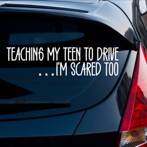 Funny Student Driver Vinyl Car Decal Sticker