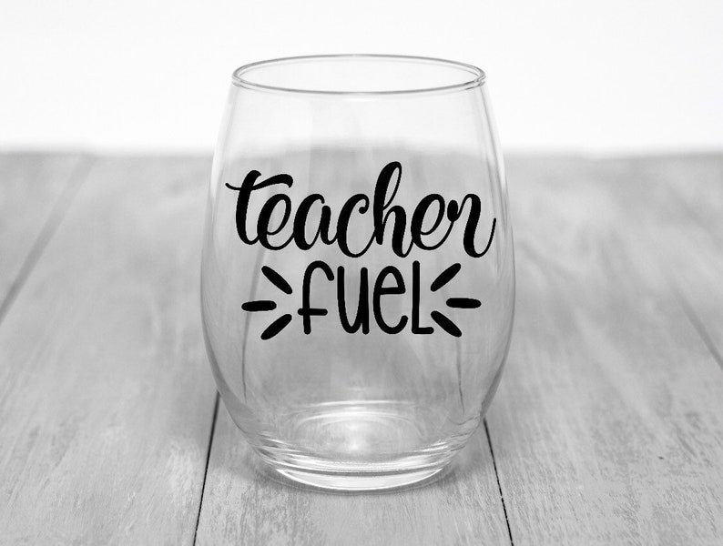 Large Stemless Wine Glass for Teachers Teacher Appreciation Etsy
