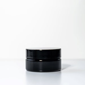 Miron UV Glass Wide Mouth 50 ml Cosmetic Jar with Leak Proof, Airtight lid
