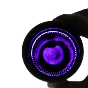 Violet Glass 50 ml Black Glass Cosmetic Jar Leak Proof, Air tight jar | 50ml UV Glass Jar | UV Protection | Smell proof jar