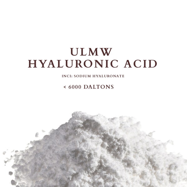 ULMW Hyaluronic Acid, moisturizing Humectant, < 6000 Daltons, DIY skincare