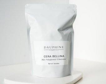 Cera Bellina Wax, Great for Balms, Body Butters, Creams, Emulsifying Scrubs, Oil Gelling