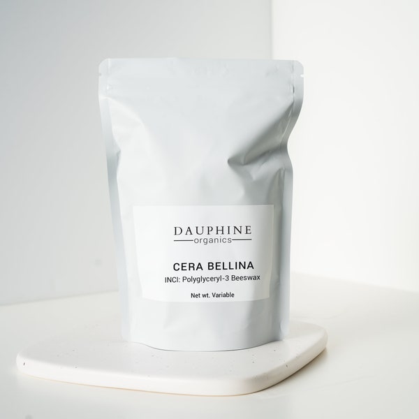 Cera Bellina Wax, Great for Balms, Body Butters, Creams, Emulsifying Scrubs, Oil Gelling