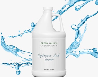 Suero hidratante con ácido hialurónico: HA orgánico de grado profesional (2 oz / 8 oz)