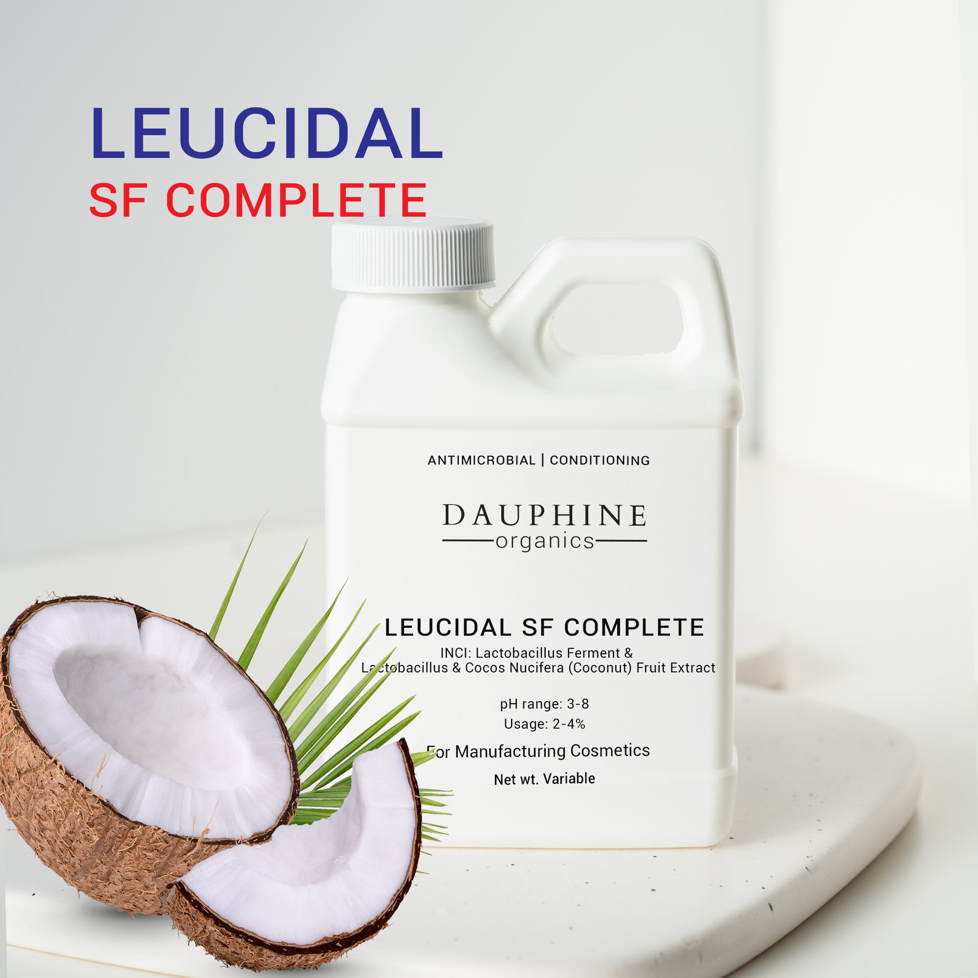 Preservative: Leucidal Liquid, SF Coconut Ferment
