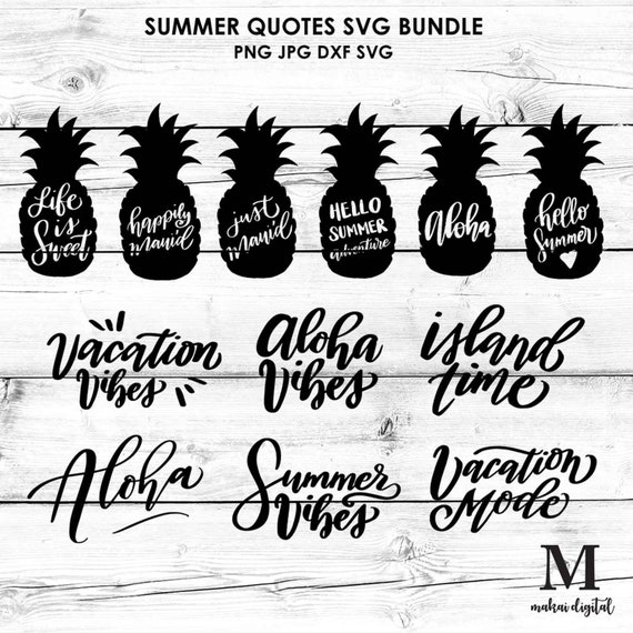 Download Summer Quotes Svg Bundle T Shirt Svgs Summer Svg Etsy