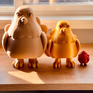Turkey with Legs - 3D Printed Turkey Decoration by Zou3D