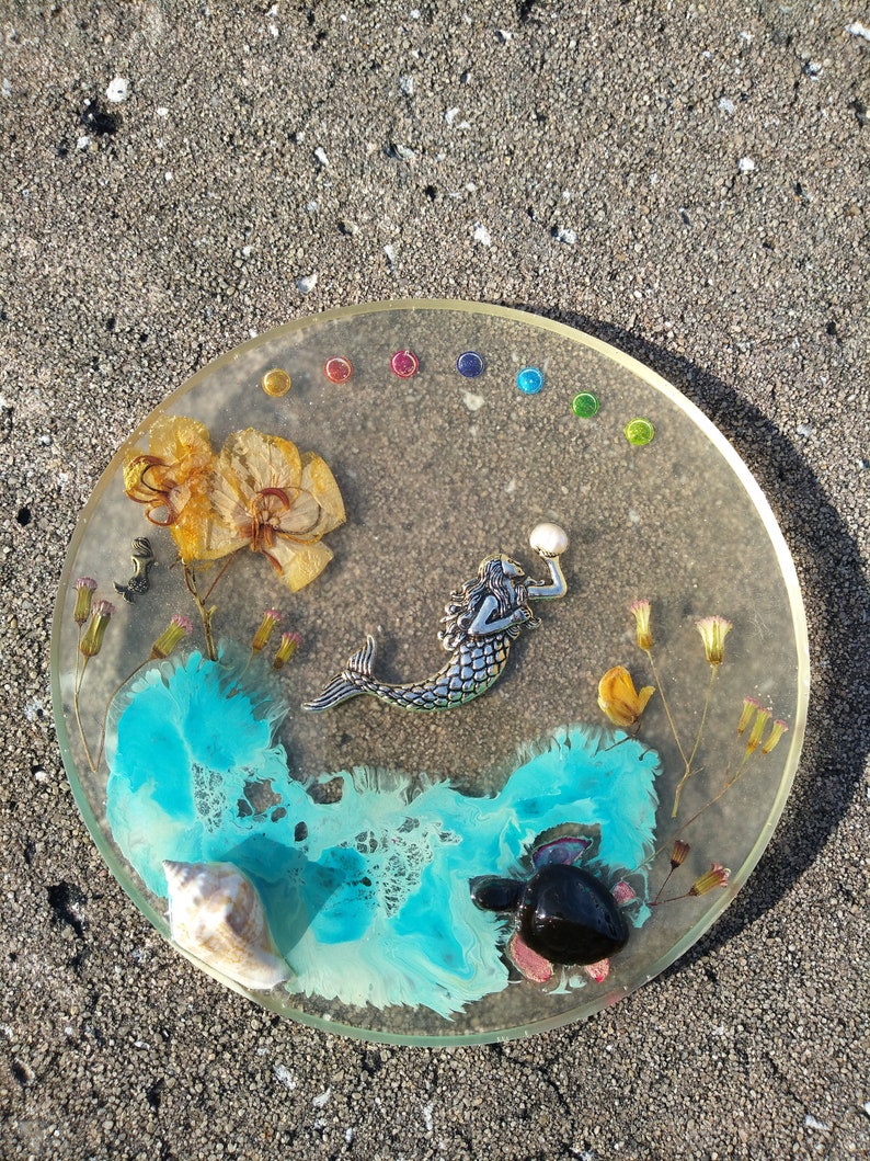 Mermaid Underwater Ocean Scene epoxy resin Art Etsy