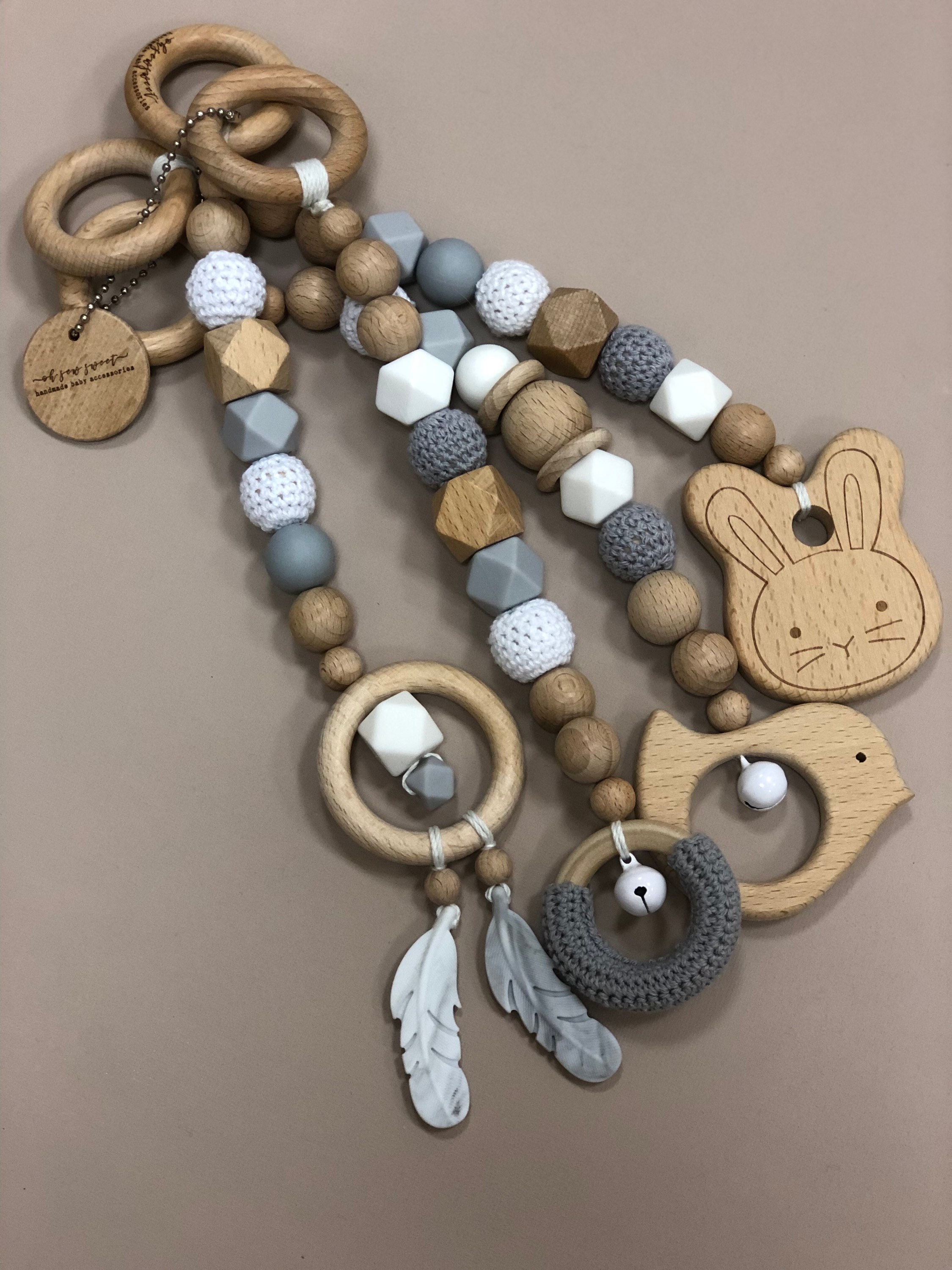 Play bow chains Montessori chain pendant chain Toys Baby & Toddler Toys