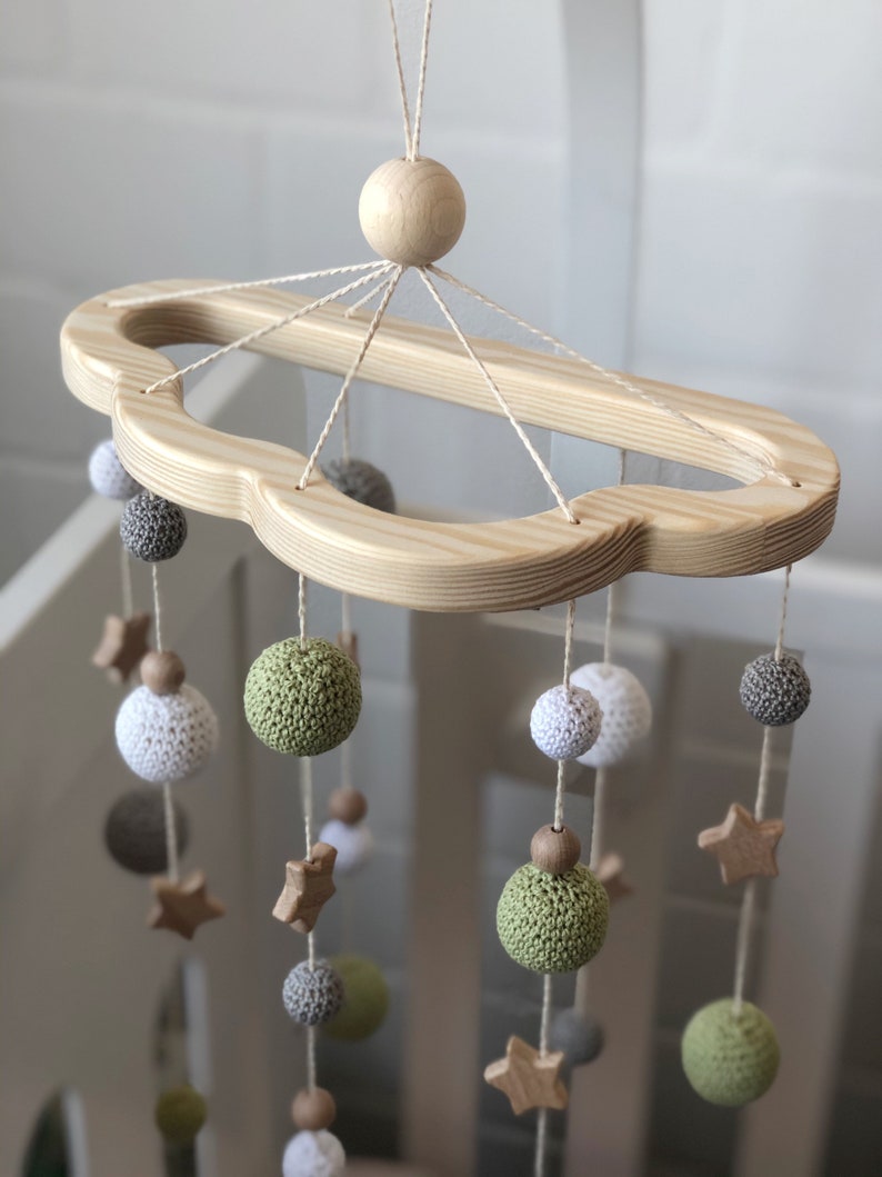 Baby Mobile Nursery Mobile Montessori Mobile Star Mobile Etsy