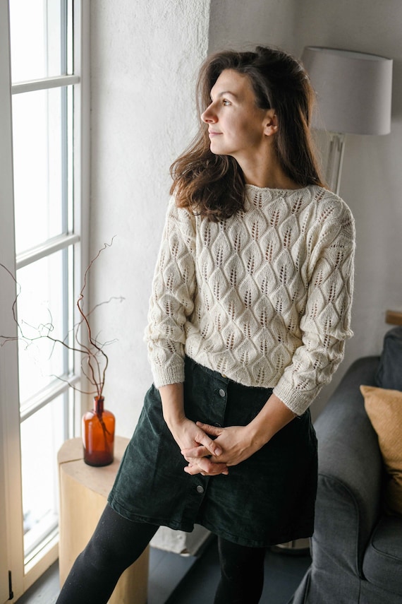 Handmade sweater for ladies best sale