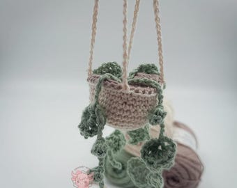 Mini Hanging Plant Crochet Pattern – DIY Amigurumi (PDF Pattern)