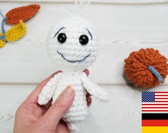 Geist-Anleitung, Halloween gehäkelt Amigurumi (PDF-Muster)