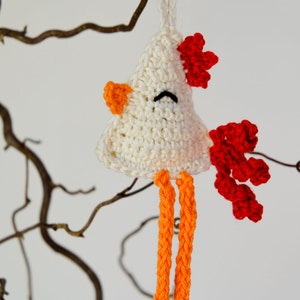 Crochet chick pattern for Easter. Easter crochet decor. Crochet bookmark chicks, PDF pattern. image 5