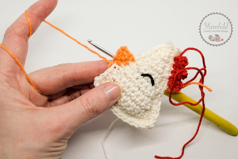 Crochet chick pattern for Easter. Easter crochet decor. Crochet bookmark chicks, PDF pattern. image 6