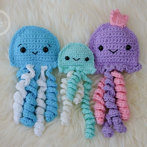 Crochet Pattern Amigurumi, crochet pattern ragdoll.- Jellyfish pattern, sea animal, pdf pattern, Häkelanleitung deutsch Qualle