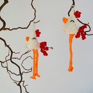 Crochet chick pattern for Easter. Easter crochet decor. Crochet bookmark chicks, PDF pattern. image 3