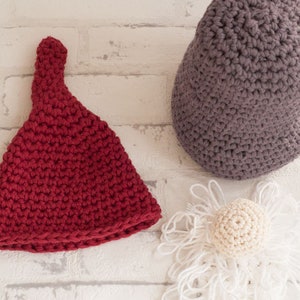 Crochet Christmas Gnome pattern pdf, Christmas Santa gnome pdf pattern image 5