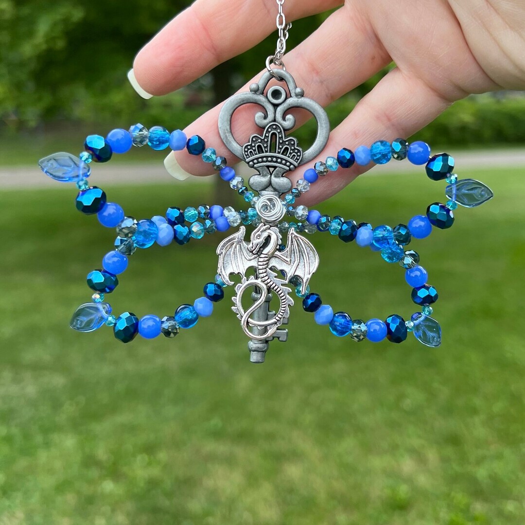 Blue Dragon Flying Key - Etsy