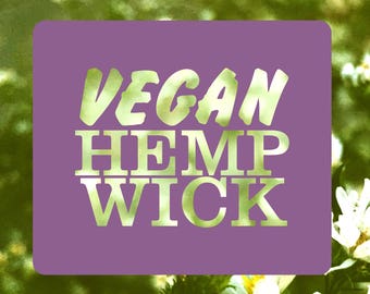 Femme, Pink Hemp Wick - Vegan!