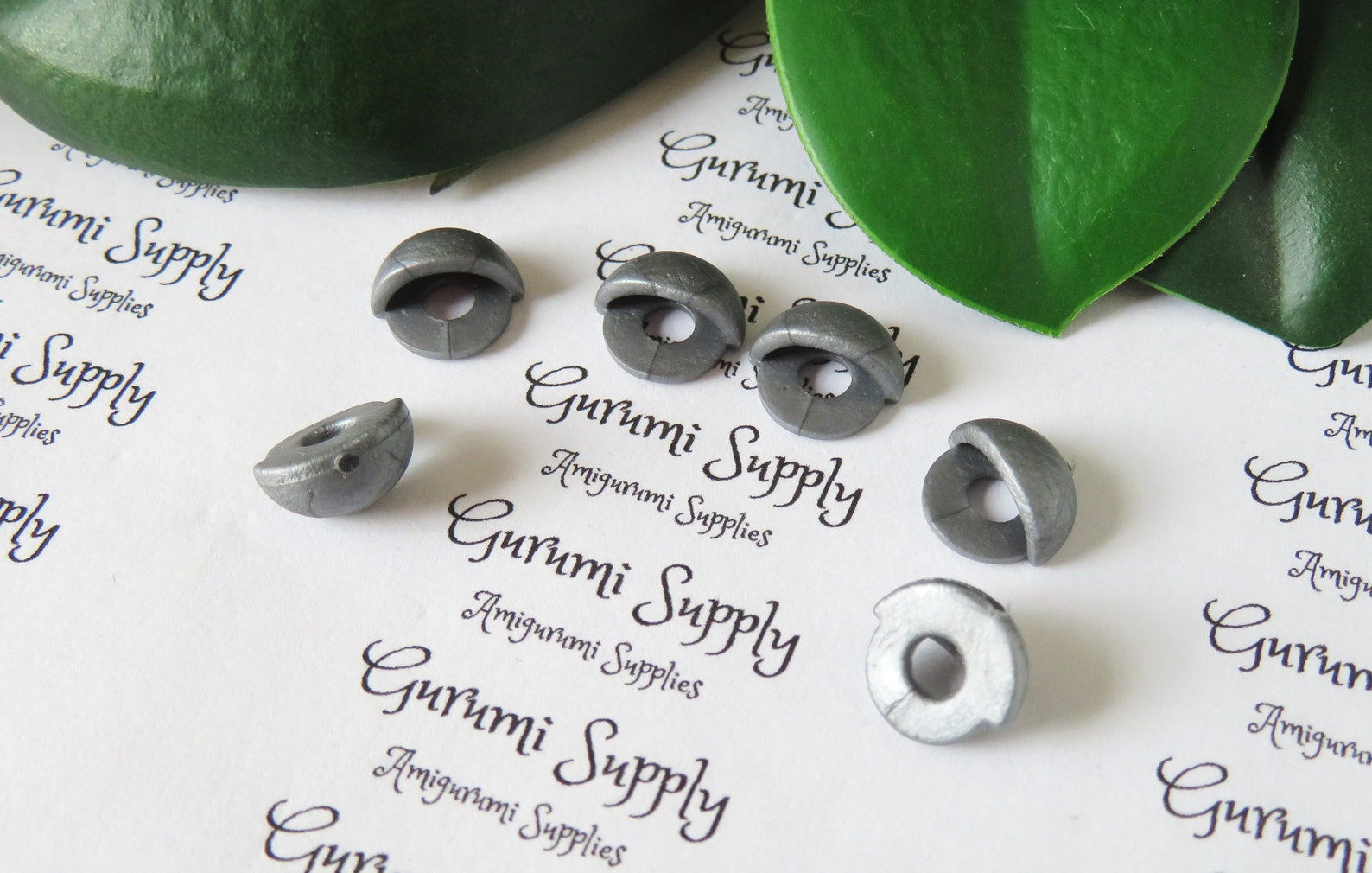 10mm Safety Eye Eyelids in Silvergray 3 Pairs Etsy