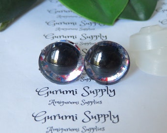 12 PAIR 7mm Plastic Safety EYES for Sewing, Crochet, Amigurumi