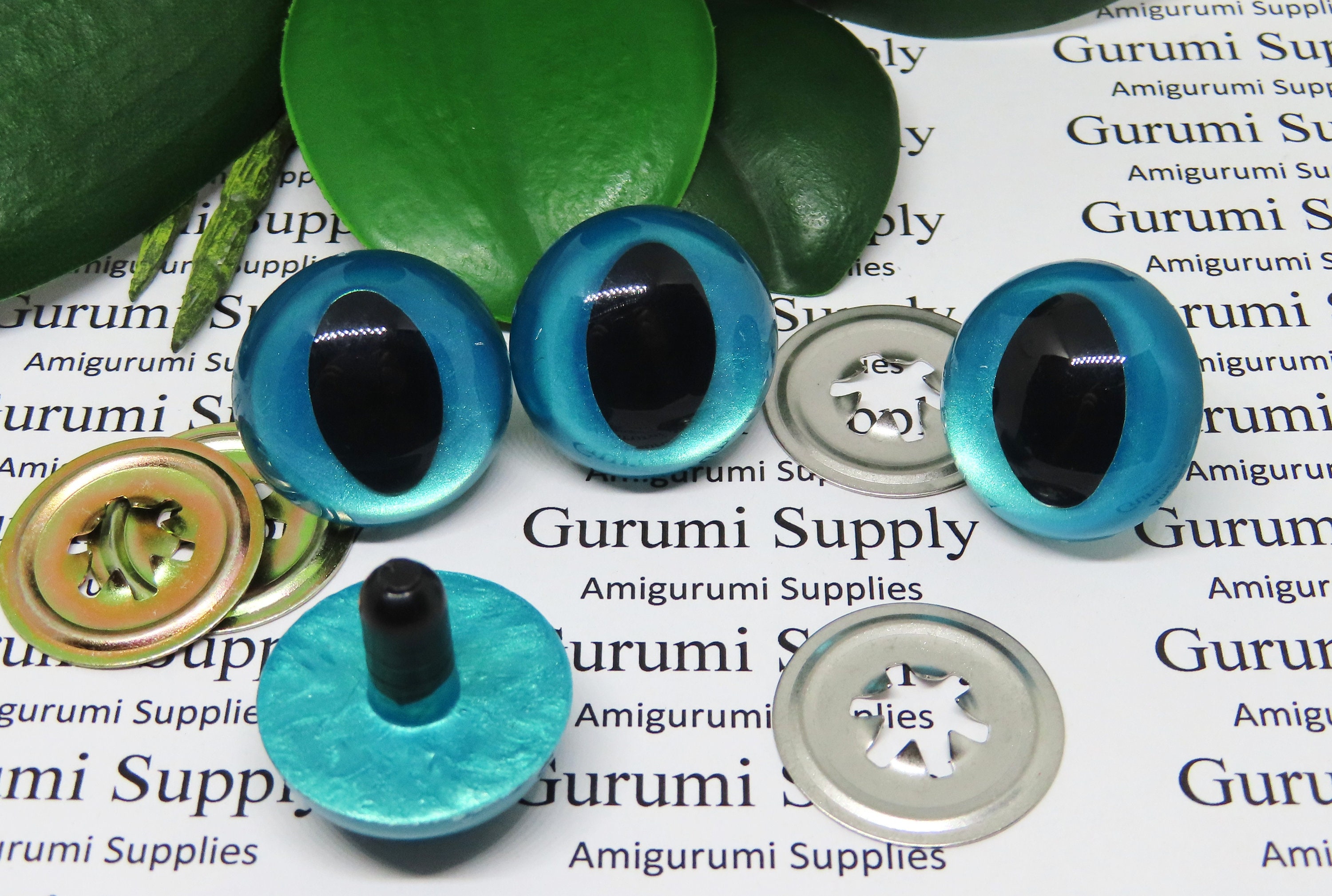 1 Pair 18mm Article WTM Plastic Safety Eyes Available in 12