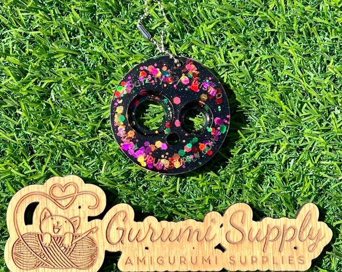 Safety Eye Gismo Witch’s Brew Glitter - Petite - On-the-Go - Keychain - Safety Eye Tool - Circle - Safety Eye Helper - Trapezoid - Amigurumi