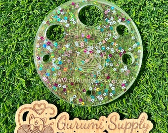 Safety Eye Gismo - Green Flower Garden  - Circle - Round - Safety Eye Tool - Safety Eye Jig - Safety Eye Helper - Trapezoid - Amigurumi