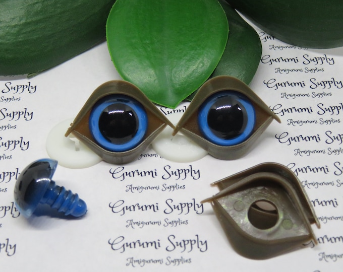 Plastic Eyelids for Safety Eyes 5 Pairs 18mm Safety -  in 2023