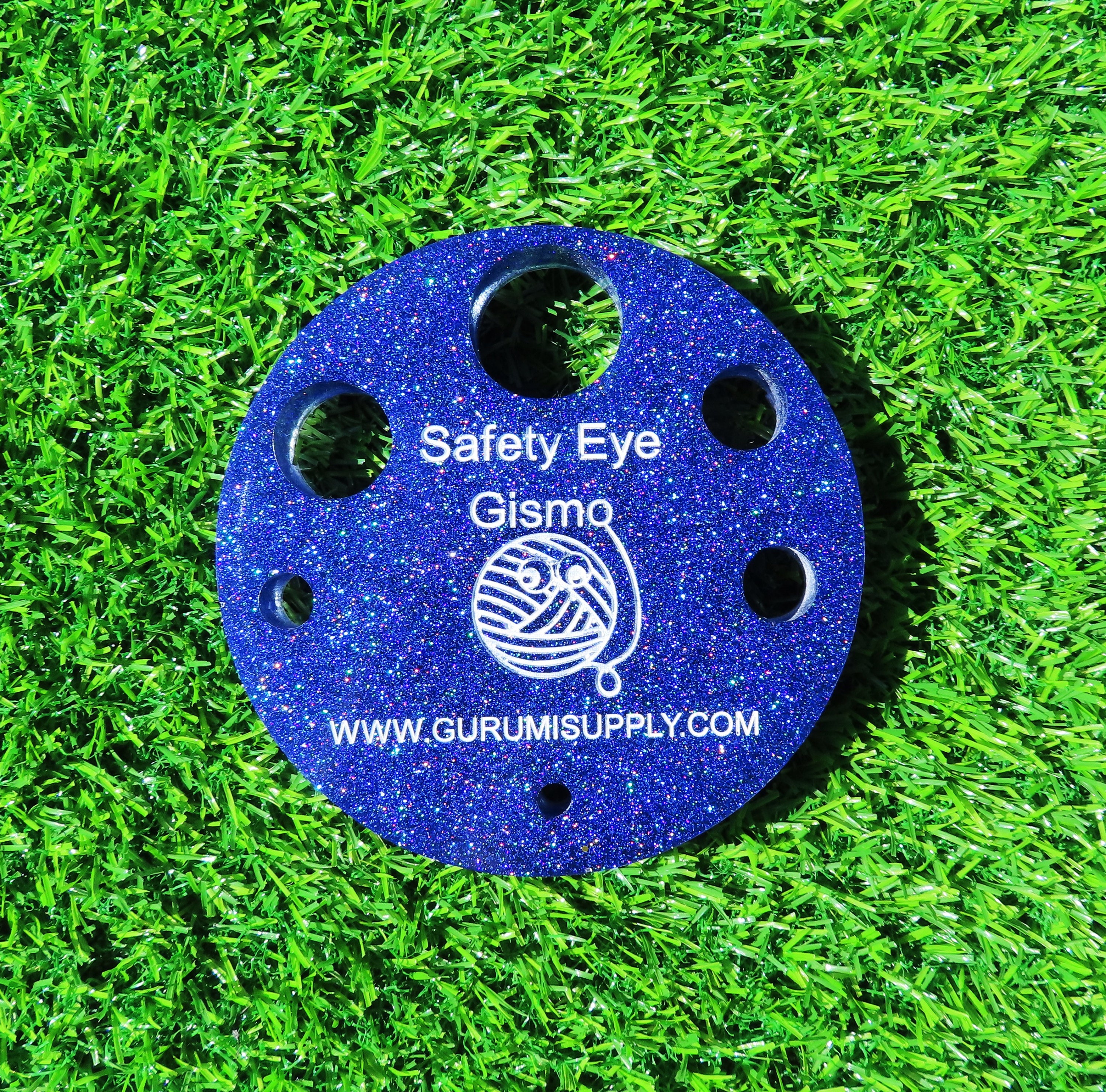 Safety Eye Gismo Petite Size On-the-go Keychain Safety Eye Tool Round Gismo  Safety Eye Helper Wood Trapezoid Amigurumi 