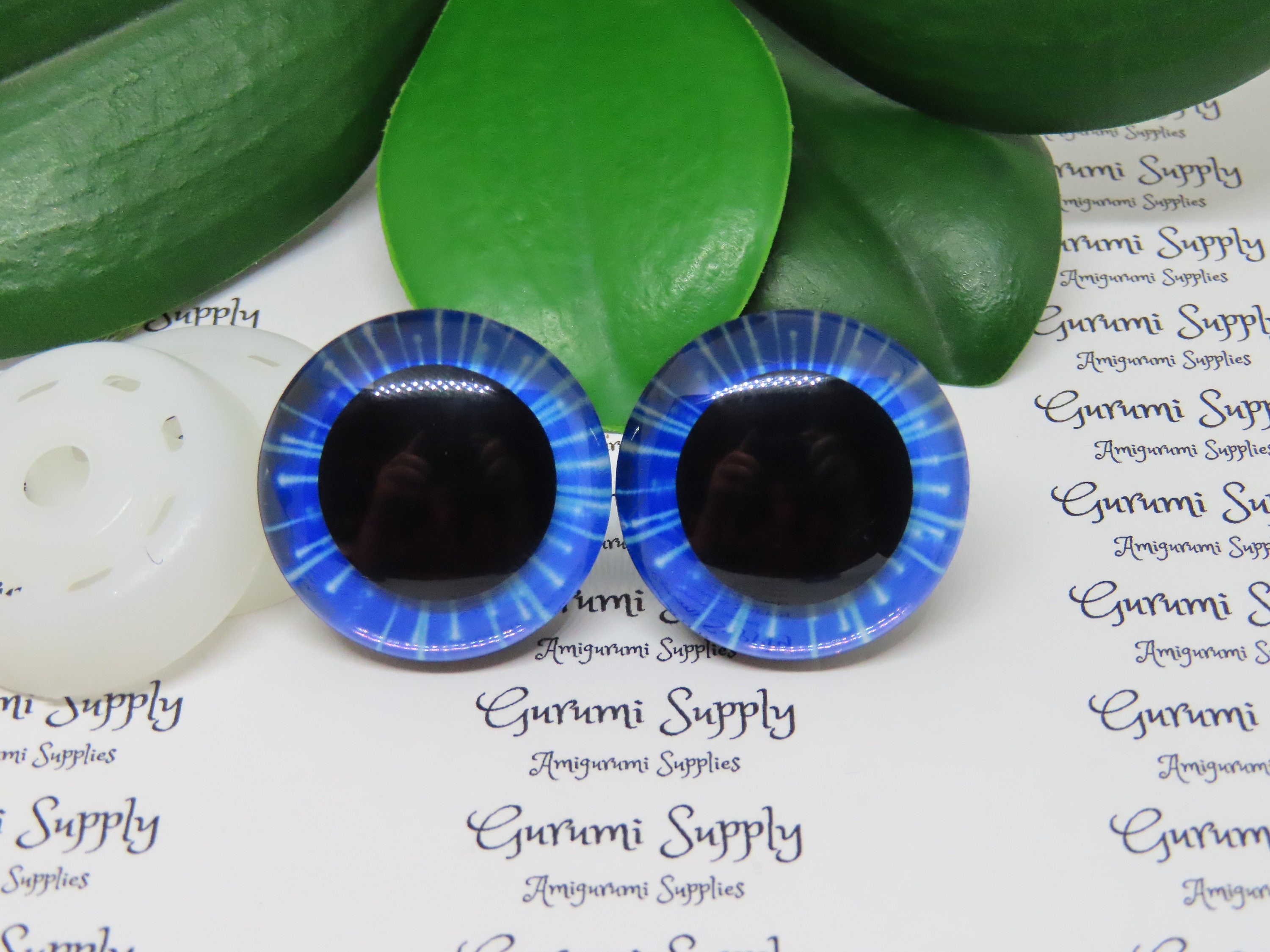 Plastic Safety Eyes - 30mm Light Blue - 4 Pairs