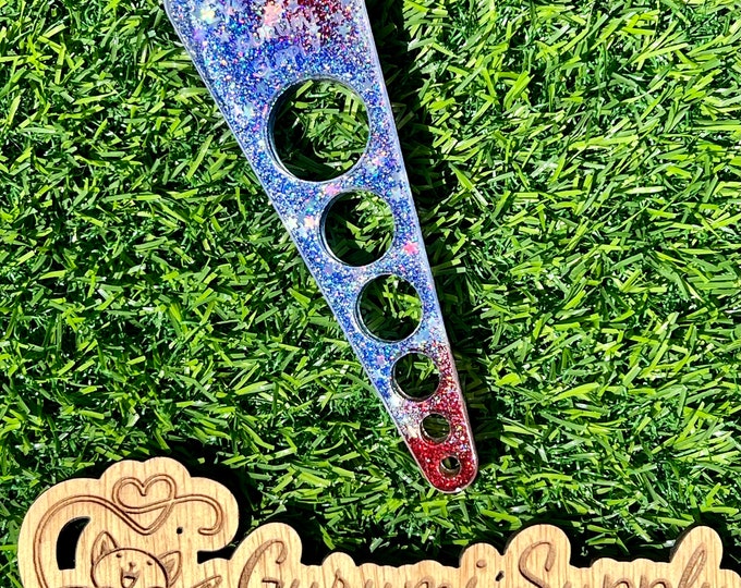 Safety Eye Gismo - Triangle - Patriotic with Stars - Safety Eye Tool - Safety Eye Jig - Eye Helper - Trapezoid - Animal - Craft - Amigurum