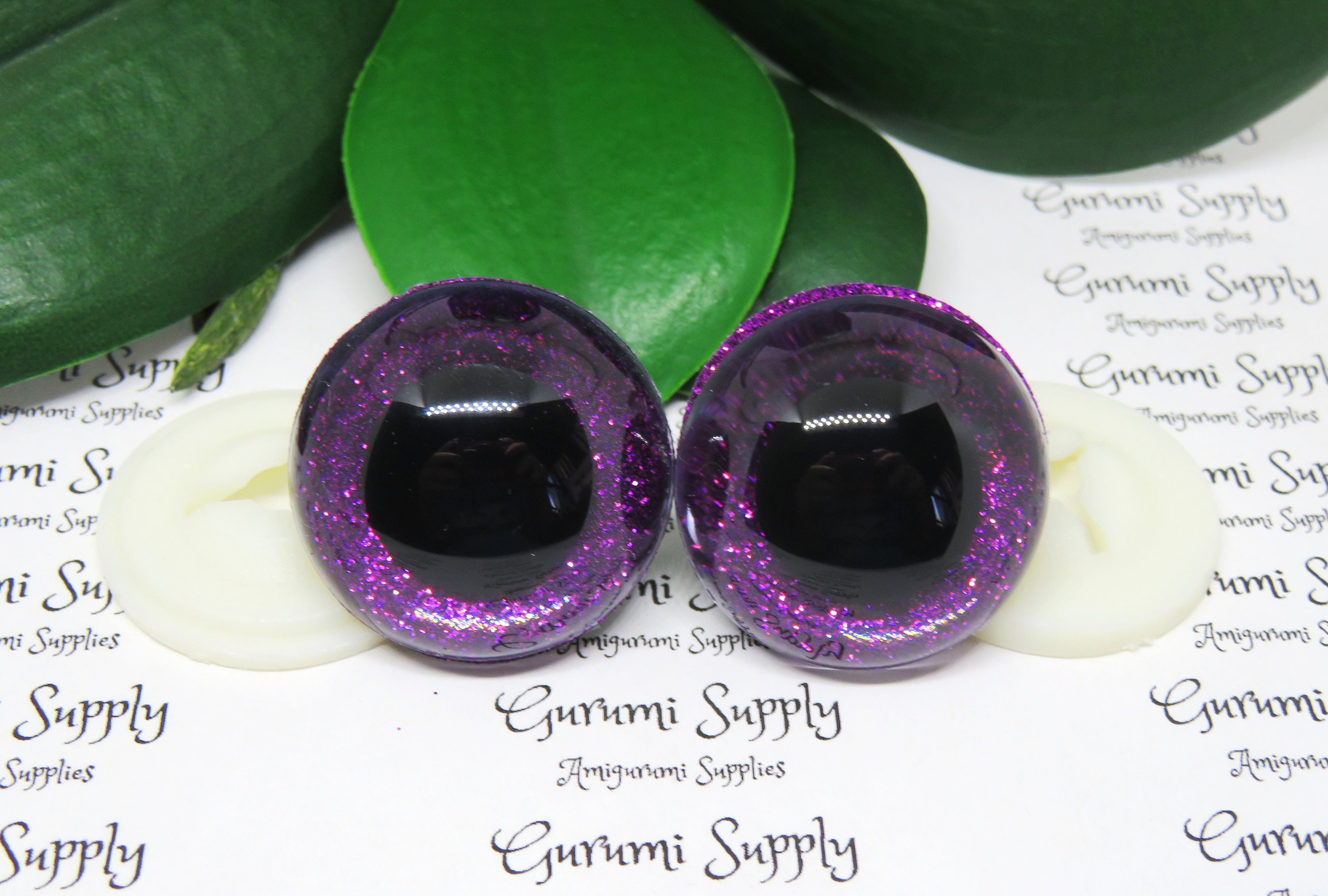 Black Safety Eyes 30mm Large Eyes Flat Eyes Kawaii Style Light