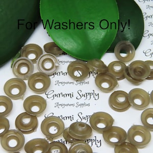 Soft Washers - Medium - 30 Count - Safety Eyes - Amigurumi - Animal Eyes - Craft Supplies - Replacement Washers - Crochet - Knit - Felting