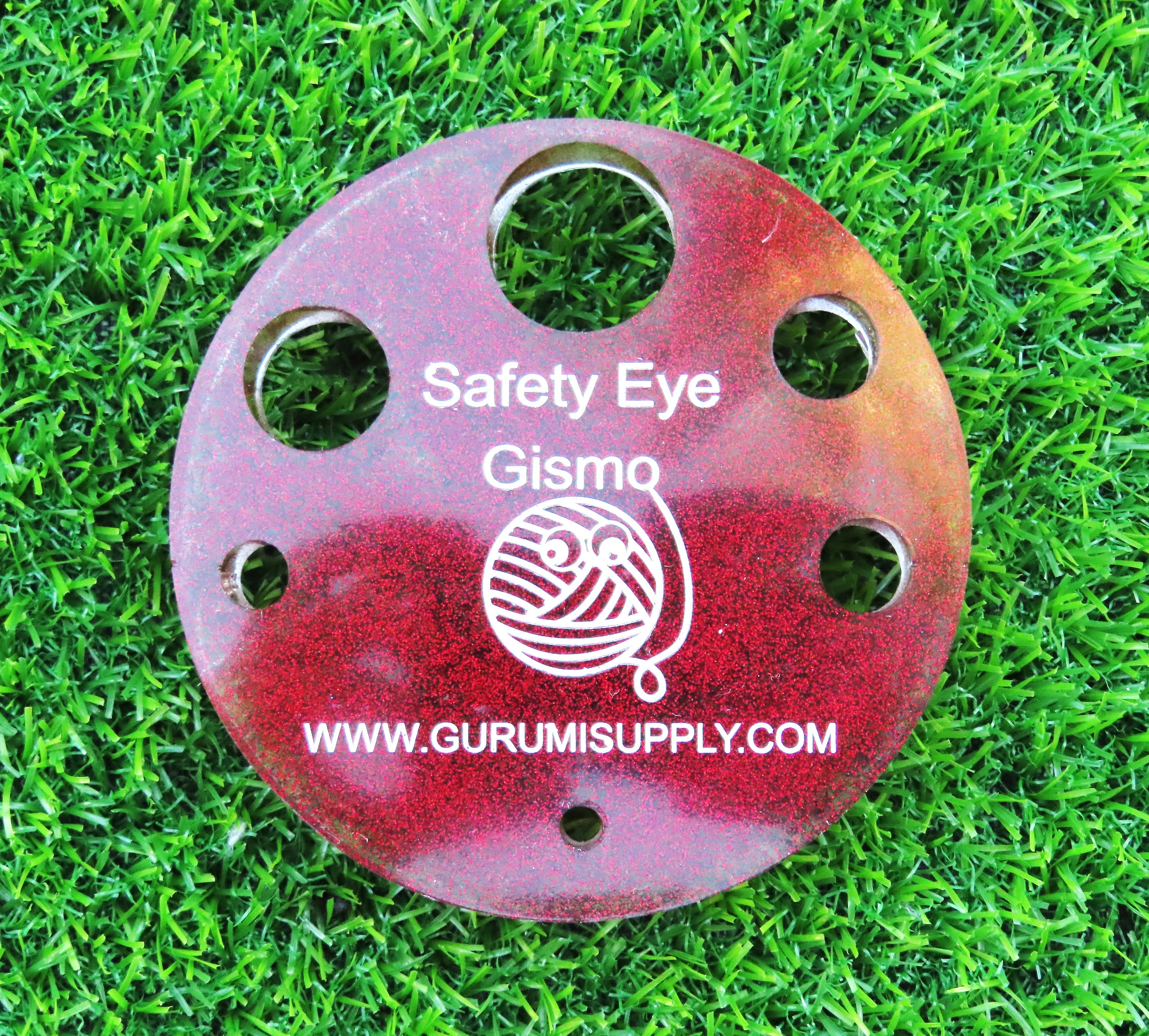 Safety Eye Gismo - Triangle Shape - Safety Eye Tool - Safety Eye Jig -  Safety Eye Helper - Wood - Trapezoid - Animal - Craft - Amigurumi