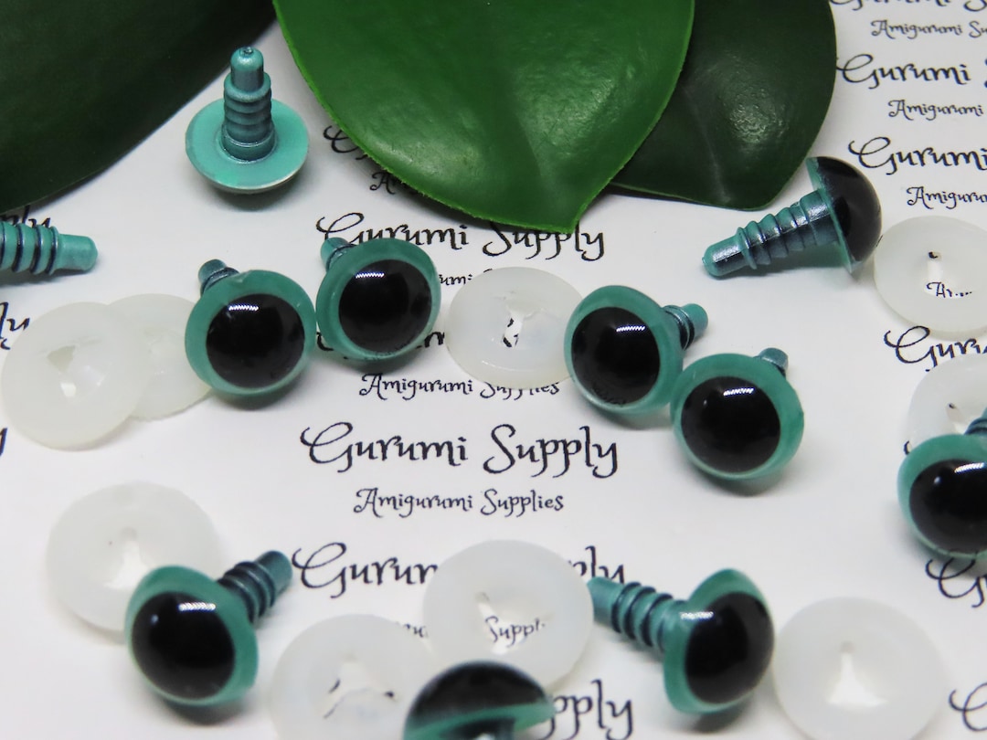 アクセサリー IRIS STRONG ours 12mm Pearl Blue Iris Black Pupils Round Safety Eyes and Washers: 3
