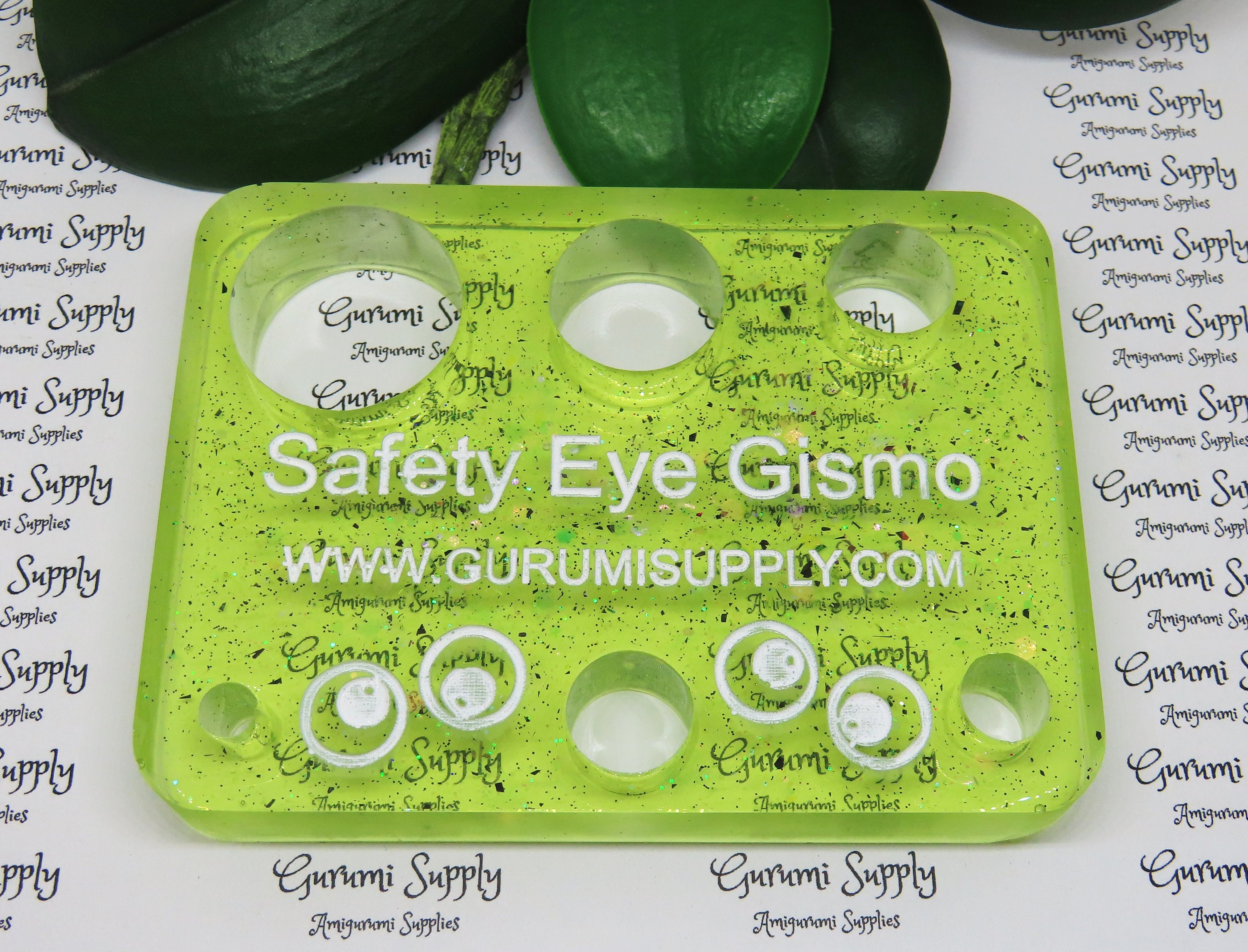 Safety Eye Gismo -Circle - Safety Eye Tool - Safety Eye Jig - Safety Eye  Helper - Wood - Trapezoid Eye - Animal Eye - Craft Eye - Amigurumi