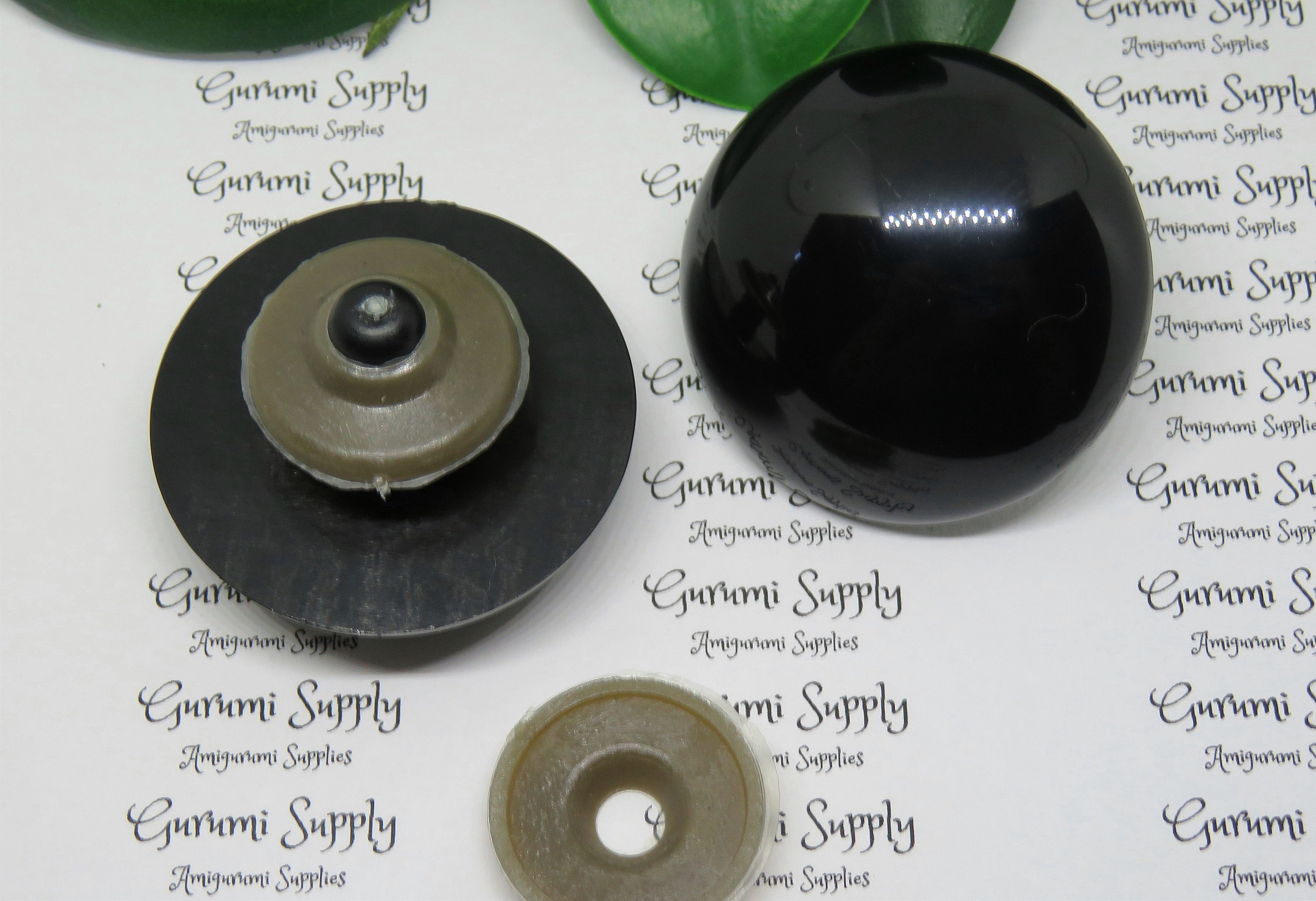 18mm Black Safety Eyes 20 Pairs, Eyes for Stuffed Toys and Animals