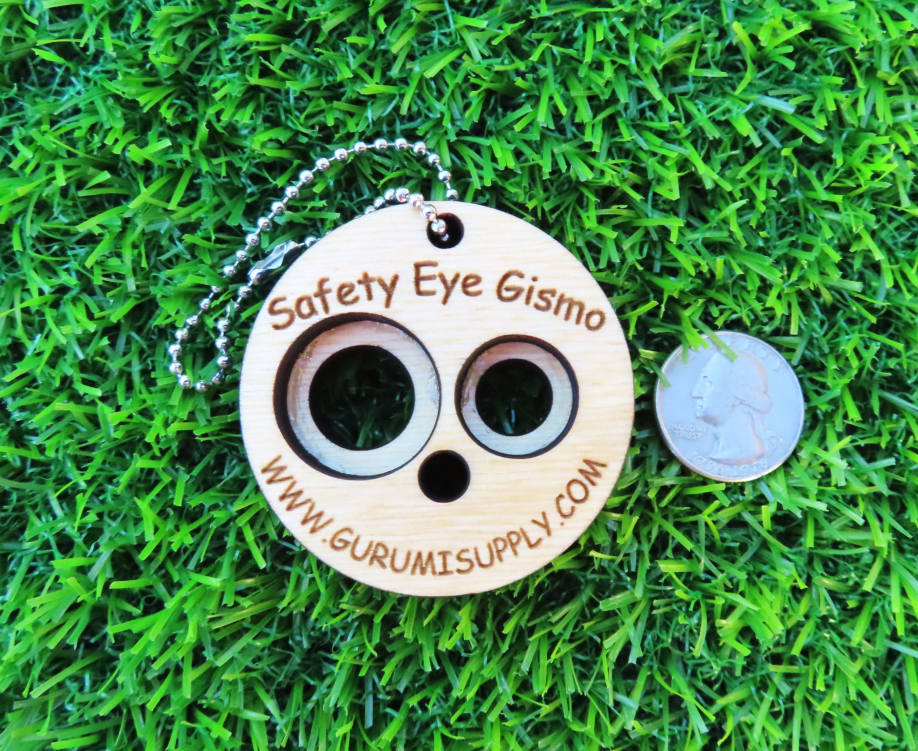 PandaHall Elite Acrylic Safety Eye Insertion Tool for Toy Making, Doll  Eyeball Gauge Board, Black, 50x120x2.5mm, Hole: 6mm 
