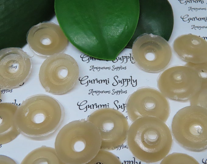 Soft Washers - X Large B - 20 Count - Safety Eyes - Amigurumi - Animal Eyes - Craft Supplies - Replacement Washers - Crochet - Knit -Tool