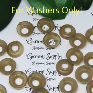 Soft Washers - Large - 20 Count - Safety Eyes - Amigurumi - Animal Eyes - Craft Supplies - Replacement Washers - Crochet - Knit - Felting