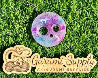 Safety Eye Gismo Unicorn Splash Glitter  2.0 - On-the-Go - Keychain - Safety Eye Tool - Circle - Safety Eye Helper - Trapezoid - Amigurumi