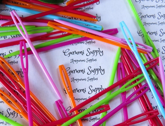 Plastic Safety Needles – 7cm – 10 count – Tapestry – Yarn – Darning – Knitting – Crochet – Weaving - Crafting Tools