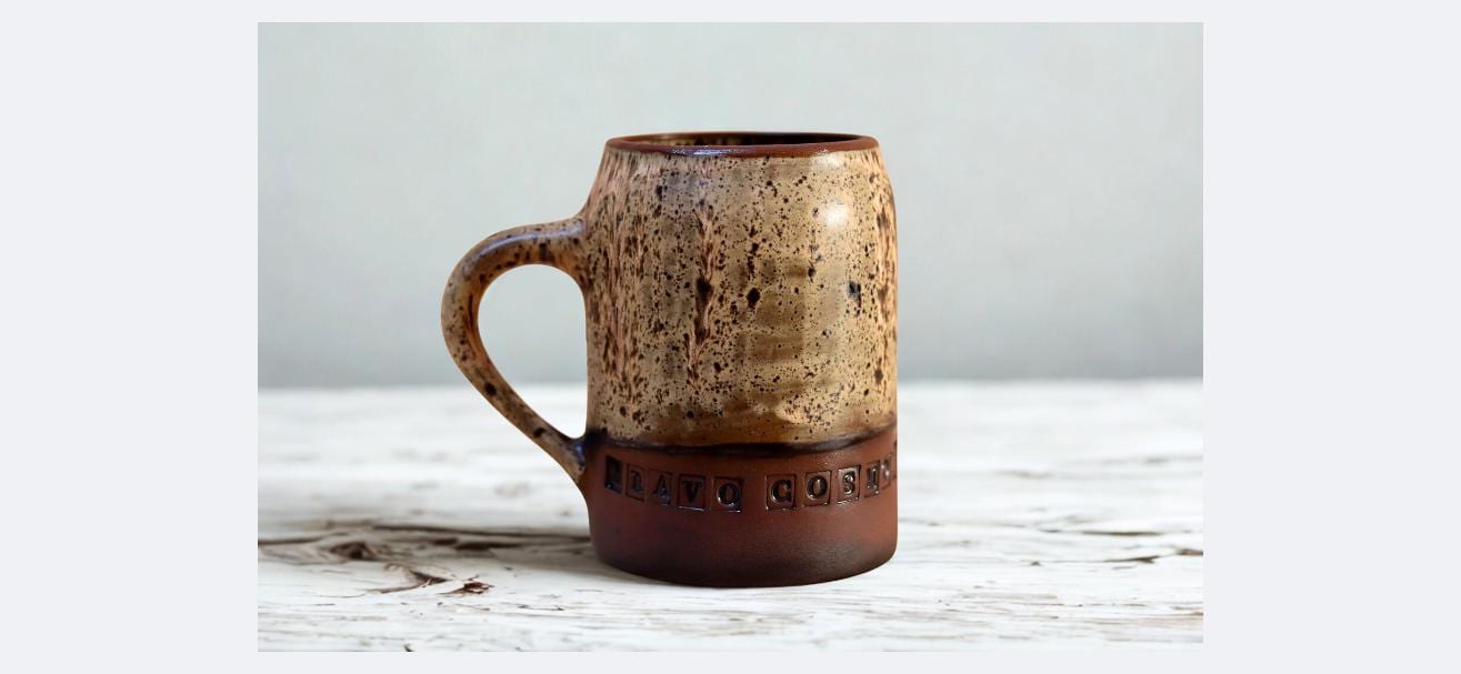 Personalized Tankard, Handmade Custom Mug, Unique Dad Gift, Mens Gift, Beer Lovers, Home Bar, Stoneware Ceramic, Dishwasher Safe Pottery