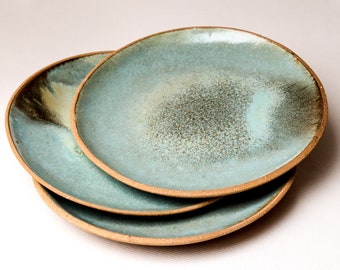 Dinner Plate, Turquoise Ceramic, Serving Dish Gift